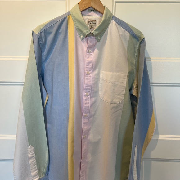 J. Crew Other - J.CREW slim cotton oxford shirt in stripe